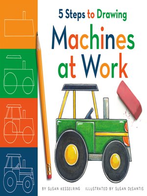 cover image of 5 Steps to Drawing Machines at Work